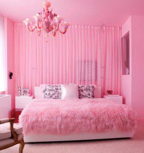 While it may be tempting to make your relationship corner completely pink, don't overwhelm one area without balancing the other spaces in your home's Bagua.